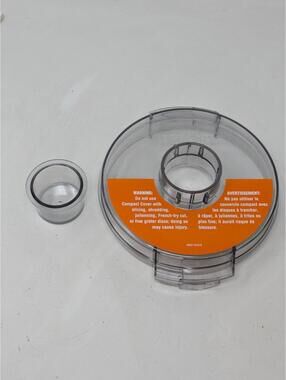 Cuisinart DLC-116GTXT  Pro Classic Food Processor Flat Clear Lid & Cover Cap